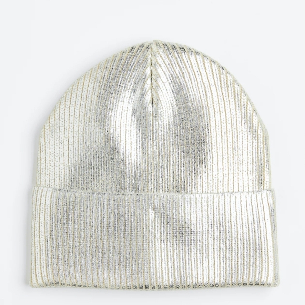 H&M Kids Rib-Knit Cuff Beanie Hat- NWT Size 3-7 4T/6X Q27